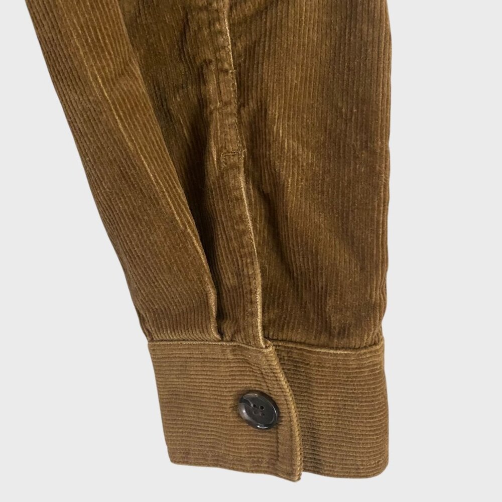 Banana Republic Corduroy Shirt Jacket Women's Large Pockets Button-Front L/S New - Picture 7 of 14